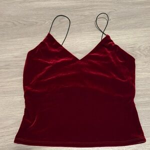 better be Red Velvet Camisole Top